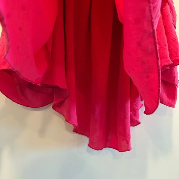 SHEIN Vibrant Pink Off The Shoulder Top - Picture 2 of 7